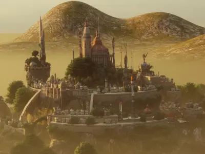 Morocco Temple Low-poly 3D model