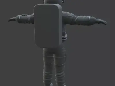 Spacesuit Astronaut Suit 3D Model High Detail PBR 3D model