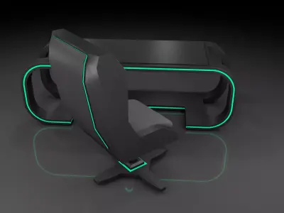 Sci Fi Chair table 3D model