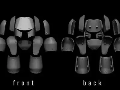 Robot Droidtex 3D print model