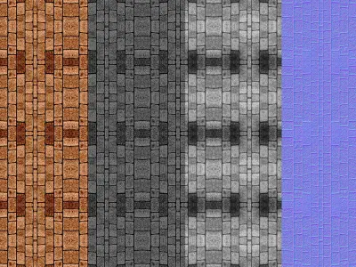 Seamless stone texture pack 3D model