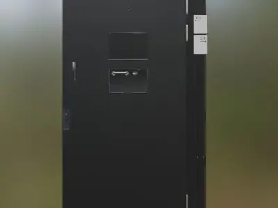 Prison cell door - PBR Game Ready low-poly model Low-poly 3D model