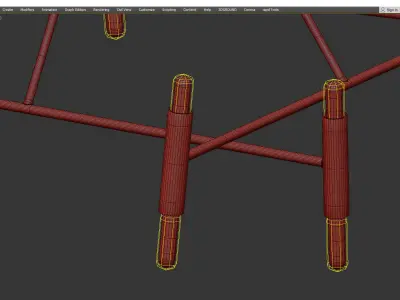 Emily 16 Light Chandelier Low-poly 3D model