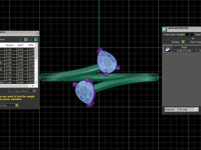 Women Light Weight Band Ring 3D print model