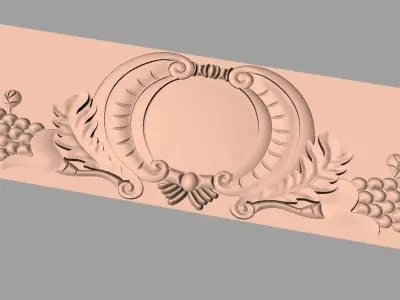 CNC 3D relief models STL format file used for artcam aspire E338 3D model