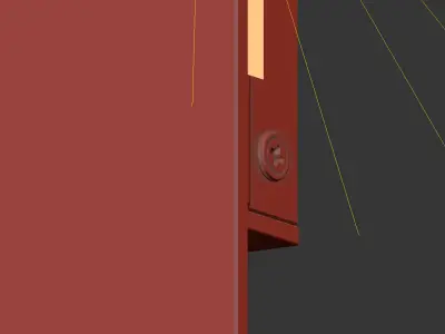 Hamearis lucina Wall Sconce 3D model