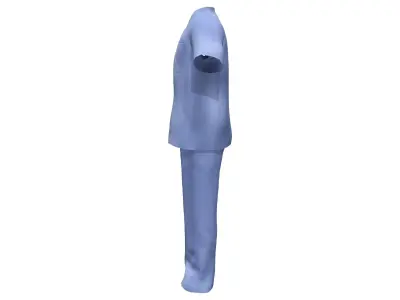Men Scrubs Low-poly 3D model
