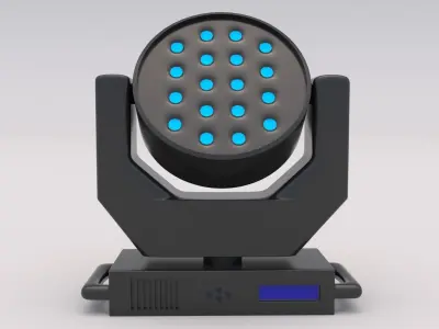 Moving Head Spot Wash 02 3D model