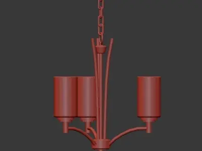 PITTMAN chandelier 3D model
