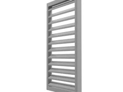 louver window persiana blind low poly Low-poly 3D model