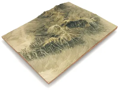Mountain landscape 3D model