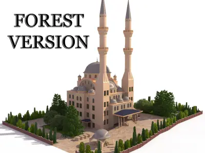 MOSQUE - HI RES 3D model