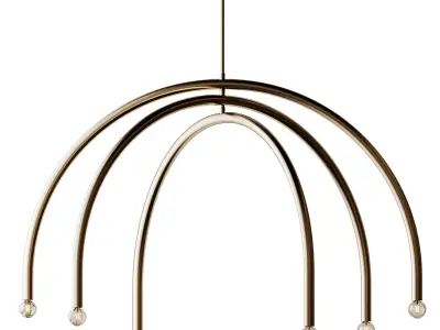 Arc Chandelier 3D model purchase