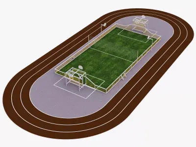 Multisports Stadium 3D model