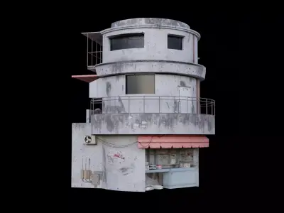 Urban Capsule store 3D model