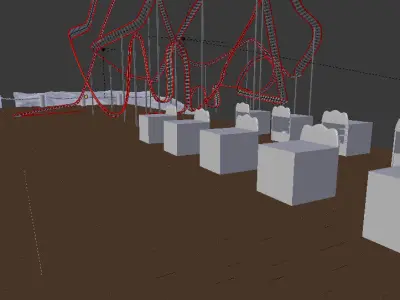 Carnival Scene Free 3D model