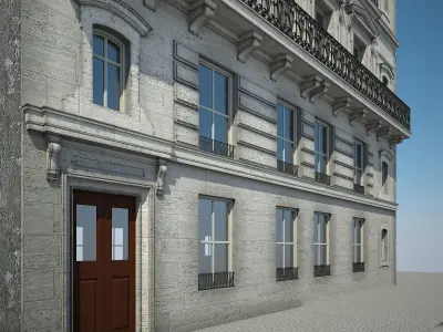 Old Building V 3D model