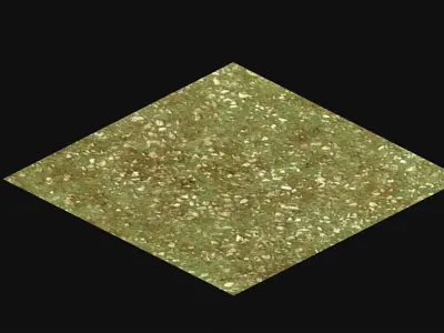 New Village - the surface 3D model