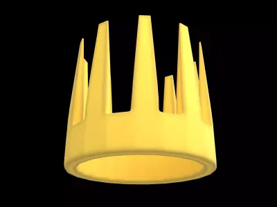 Crown v1 010 Low-poly 3D model