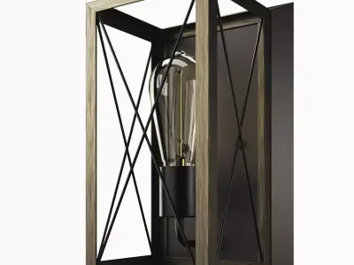 Briarwood Collection One-Light Wall Sconce 3D model