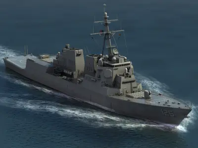  Arleigh Burke FlightIII Destroyer 