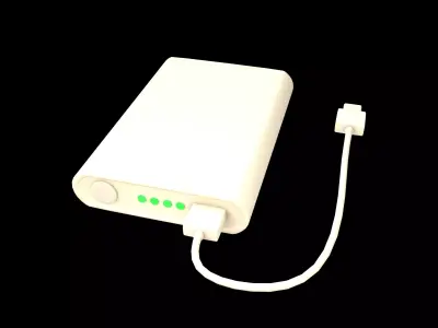 Power Bank Icon v1 007 Low-poly 3D model