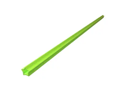 Star Straws v1 004 Low-poly 3D model