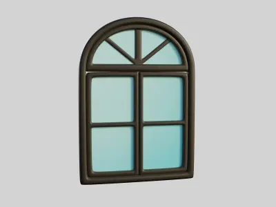 Cartoon Windows Collection 1 Low-poly 3D model