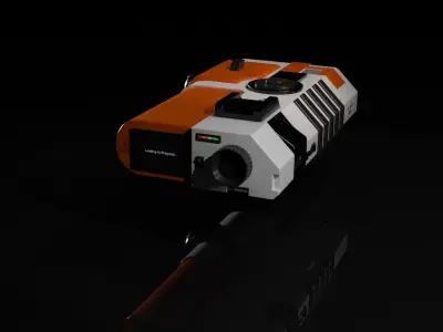 Sci-fi night vision device 3D model