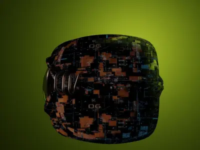 Sci-Fi Drone Orb-06  3D model