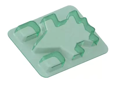 Transparent Kids Jet Dinner Plate 3D model