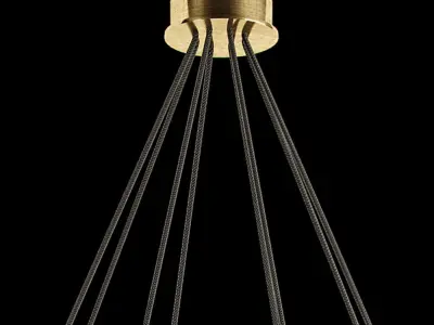 Restoration Hardware  CHAMPEAUX ROUND CHANDELIER 60 3D model