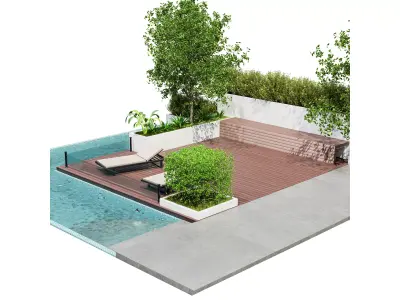 Urban Environment 01blend 3D model