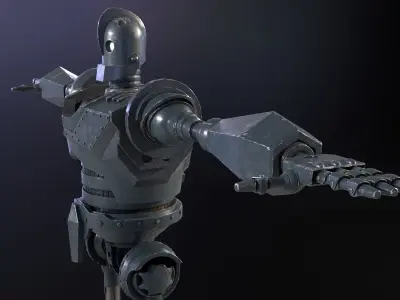Low Poly Robot Low-poly 3D model buy