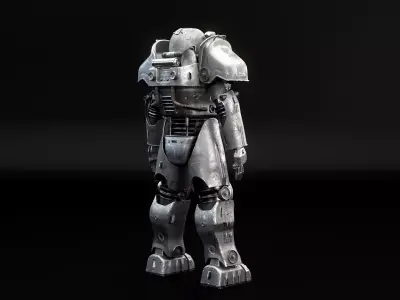 Post Apocalyptic Power Armor 3D model