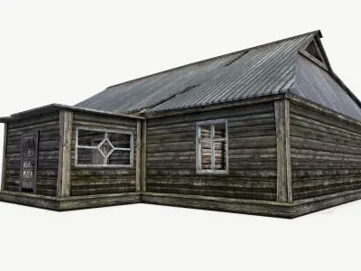 Odl House 08 Low-poly 3D model