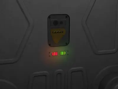 Nostromo Habitation Corridor 3D model