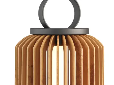 Portable Lantern Outdoor Light 3D model