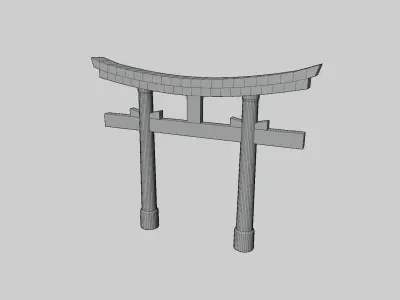 Japanese Torii 3D model