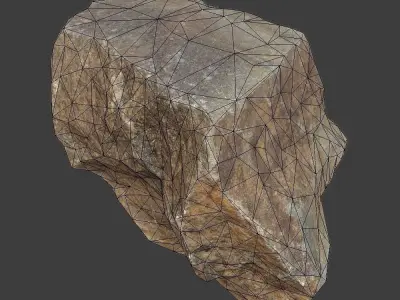 Kelly Stone Low-poly 3D model