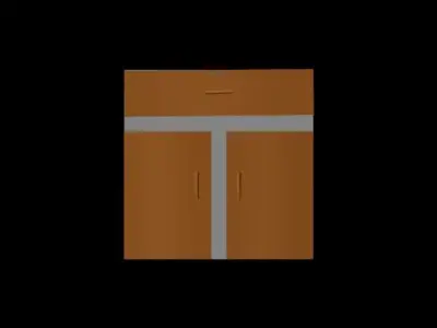 window door 3d model 3D print model