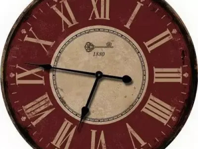 Coro Studio Cadsden Decor Wall Clock Free 3D model
