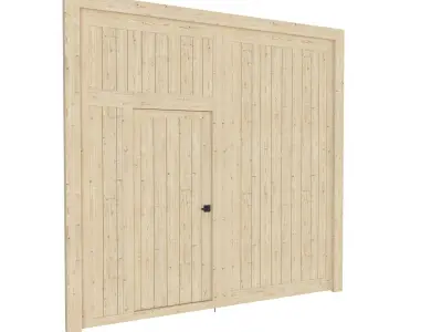 Gate Wood 3D model