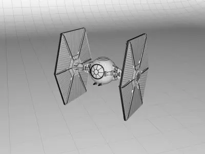 Tie Fighter 3D model