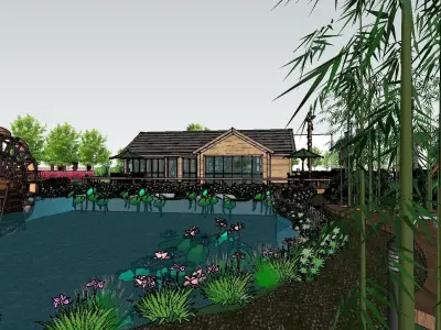 Eco Farm 001 3D model