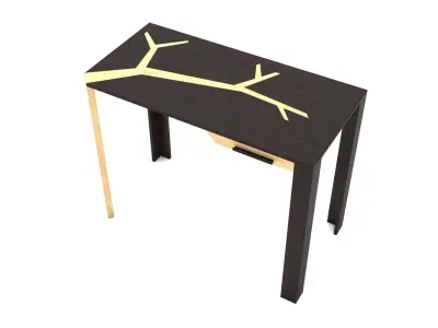 Angkor Table by Olivier Dolle - 3ds Max Low-poly 3D model