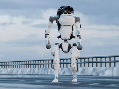 Highly Detailed Patrol Trooper 3D Model  Low-poly 3D model