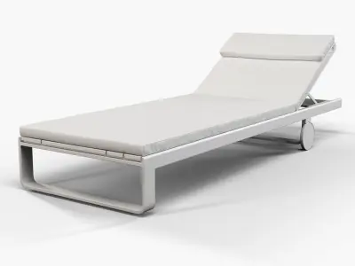 Gandia Blasco Flat chaise longue 3D model