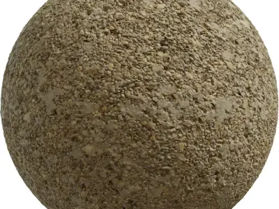 Crushed Limestone Gravel Ground Texture