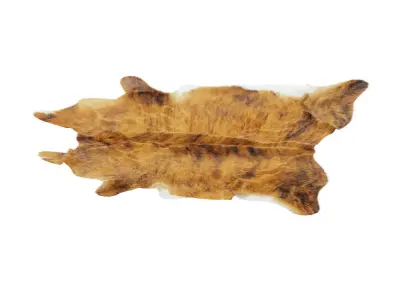 Animal skin rug 08 3D model